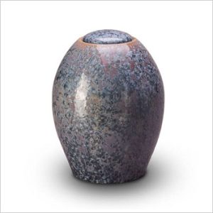KU302-Keramische-urn-blauw-met-kristallak