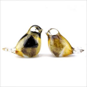 Vogel voor as, diverse kleuren