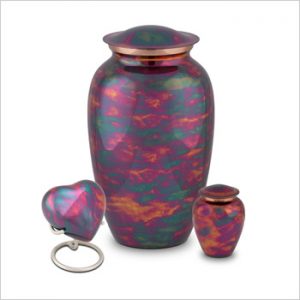 Metaal urn Raku Terrybear