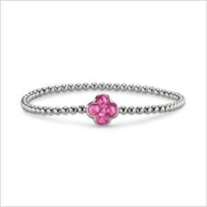 Flexibel clover armbandje met as