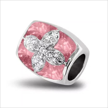 Zilveren bedel Daisy