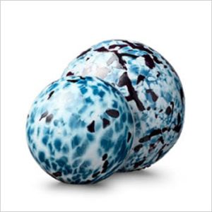 Bulb turquoise, white, black