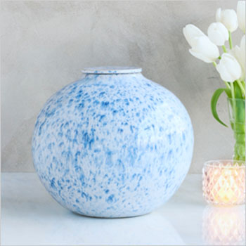 VEDA-SB579-L-Blauw-gespikkeld