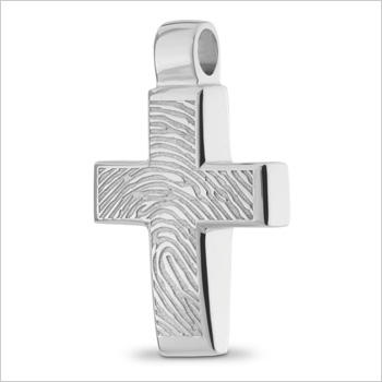 Hanger met vingerafdruk, kruis